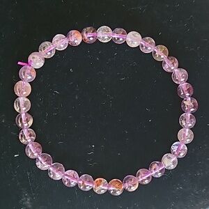 Amethyst stretch bracelet